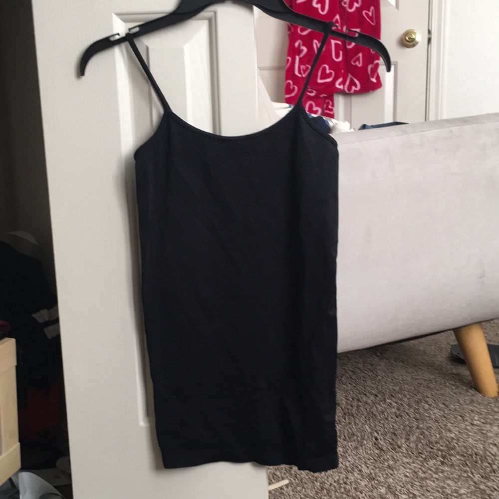 Black Spaghetti strap tank top